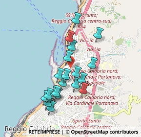 Mappa Via Giuseppe de Nava, 89124 Reggio di Calabria RC, Italia (0.9095)