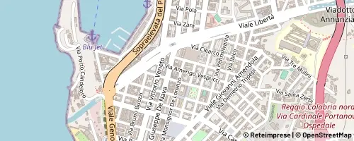 Mappa Reggio di Calabria