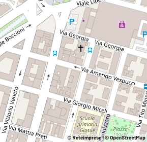 Mappa Via vespucci, 89123 Reggio Di Calabria RC, Italia (0.01538)