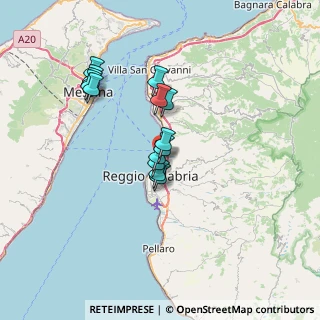 Mappa Via Amerigo Vespucci, 89123 Reggio di Calabria RC, Italia (6.25)