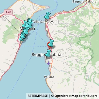 Mappa Via Georgia, 89123 Reggio di Calabria RC, Italia (9.57071)