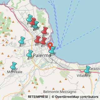 Mappa Piazzetta Aldo Tabascio, 90133 Palermo PA, Italia (4.8275)
