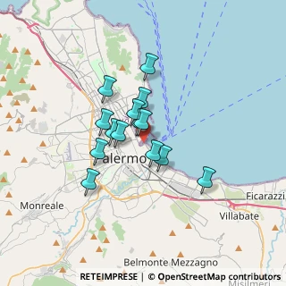 Mappa Piazzetta Aldo Tabascio, 90133 Palermo PA, Italia (2.67929)