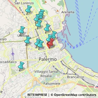 Mappa Via Tripoli, 90138 Palermo PA, Italia (2.08357)