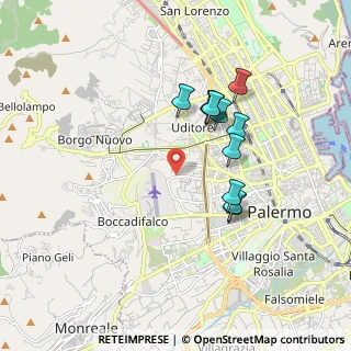 Mappa 90135 Palermo PA, Italia (1.76091)