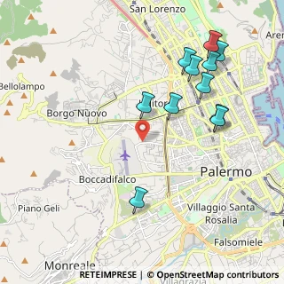 Mappa 90135 Palermo PA, Italia (2.45455)