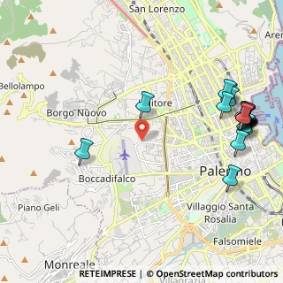 Mappa 90135 Palermo PA, Italia (3.0985)