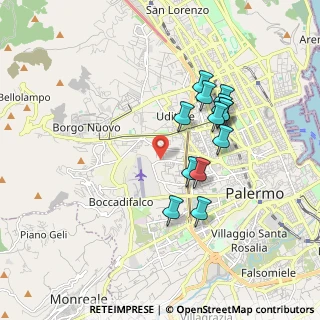 Mappa 90135 Palermo PA, Italia (1.79615)