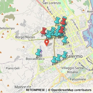 Mappa 90135 Palermo PA, Italia (1.66263)