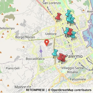 Mappa 90135 Palermo PA, Italia (2.62333)