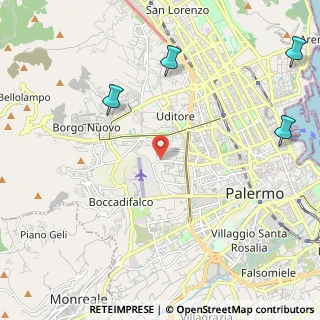 Mappa 90135 Palermo PA, Italia (3.58)