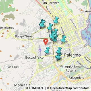 Mappa 90135 Palermo PA, Italia (1.476)