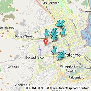 Mappa 90135 Palermo PA, Italia (1.45917)
