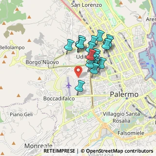 Mappa 90135 Palermo PA, Italia (1.454)