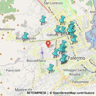 Mappa 90135 Palermo PA, Italia (2.1465)