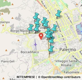 Mappa 90135 Palermo PA, Italia (1.32429)