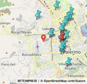 Mappa 90135 Palermo PA, Italia (2.23222)