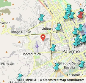 Mappa 90135 Palermo PA, Italia (3.454)