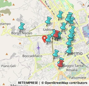 Mappa 90135 Palermo PA, Italia (2.108)