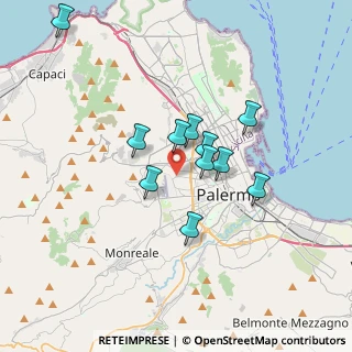 Mappa 90135 Palermo PA, Italia (3.19455)