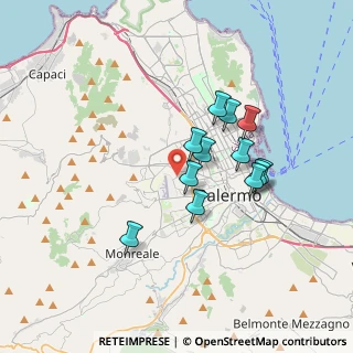 Mappa 90135 Palermo PA, Italia (3.20167)