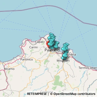 Mappa 90135 Palermo PA, Italia (7.08214)