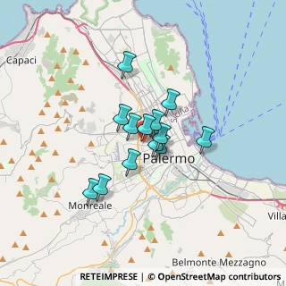 Mappa Via Ruggerone da Palermo, 90135 Palermo PA, Italia (2.41769)