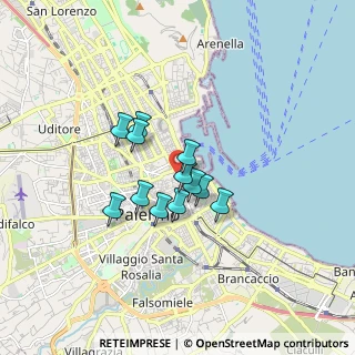 Mappa 90141, 90133 Palermo PA, Italia (1.26833)