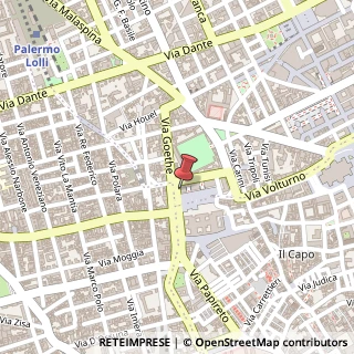 Mappa Piazza Vittorio Emanuele Orlando, 36, 90138 Palermo, Palermo (Sicilia)
