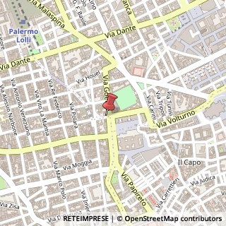 Mappa Via G. Pacini, 6, 90138 Palermo, Palermo (Sicilia)