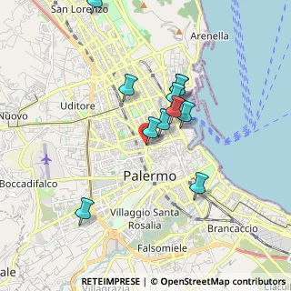 Mappa Piazza Orlando Vittorio Emanuele, 90138 Palermo PA, Italia (1.79545)