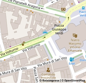 Mappa Piazza Giuseppe Verdi, 90100 Palermo PA, Italia (0.05769)