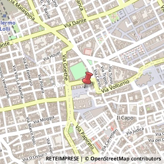 Mappa Piazza Orlando Vittorio Emanuele, 6, 90138 Palermo, Palermo (Sicilia)