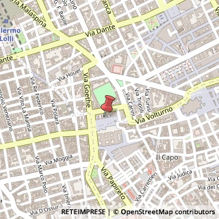 Mappa Piazza Vittorio Emanuele Orlando,  6, 90138 Palermo, Palermo (Sicilia)