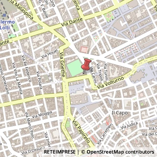 Mappa Via Nicolò Turrisi, 13, 90138 Palermo, Palermo (Sicilia)
