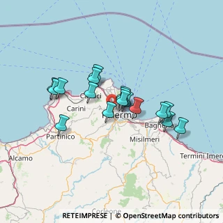 Mappa Via Jato, 90135 Palermo PA, Italia (12.74353)