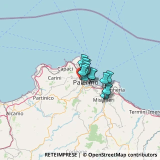 Mappa Via Jato, 90135 Palermo PA, Italia (6.89786)