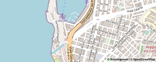 Mappa Regio de Calabria