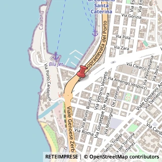 Mappa Via Argine Destro Annunziata, 13, 89121 Reggio di Calabria, Reggio di Calabria (Calabria)