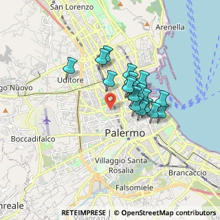 Mappa Via Alessio Narbone, 90138 Palermo PA, Italia (1.40053)