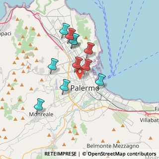 Mappa Via Alessio Narbone, 90138 Palermo PA, Italia (3.42182)