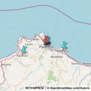 Mappa Via Alessio Narbone, 90138 Palermo PA, Italia (53.055)