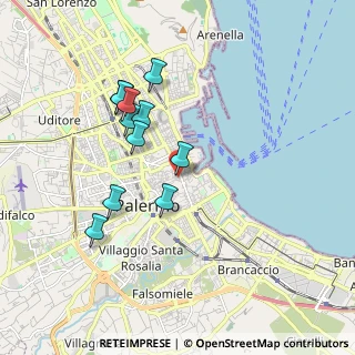 Mappa Piazza Vittorio Bottego, 90133 Palermo PA, Italia (1.86091)