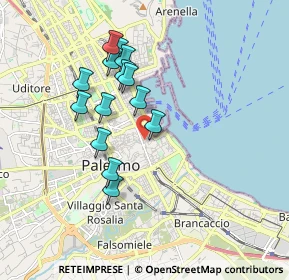 Mappa Via Argenteria, 90133 Palermo PA, Italia (1.77571)