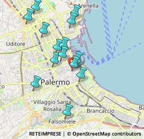 Mappa Via Argenteria, 90133 Palermo PA, Italia (1.96786)