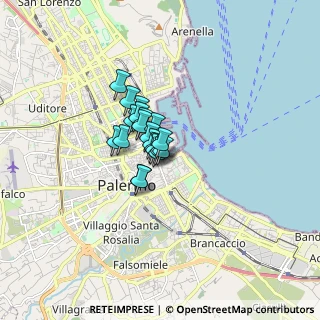 Mappa Via Coltellieri, 90133 Palermo PA, Italia (0.88)
