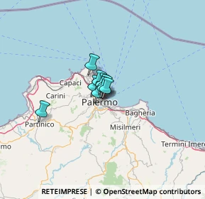 Mappa Via Argenteria, 90133 Palermo PA, Italia (25.25538)