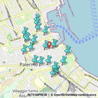 Mappa Via Coltellieri, 90133 Palermo PA, Italia (1.018)