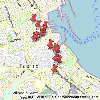 Mappa Via Coltellieri, 90133 Palermo PA, Italia (0.78857)