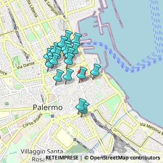 Mappa Via Coltellieri, 90133 Palermo PA, Italia (0.846)